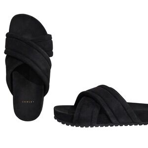 Varley Ronley Quilted Slides - Black